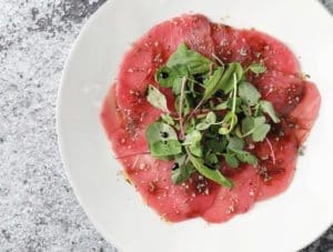 Carpaccio de Atún